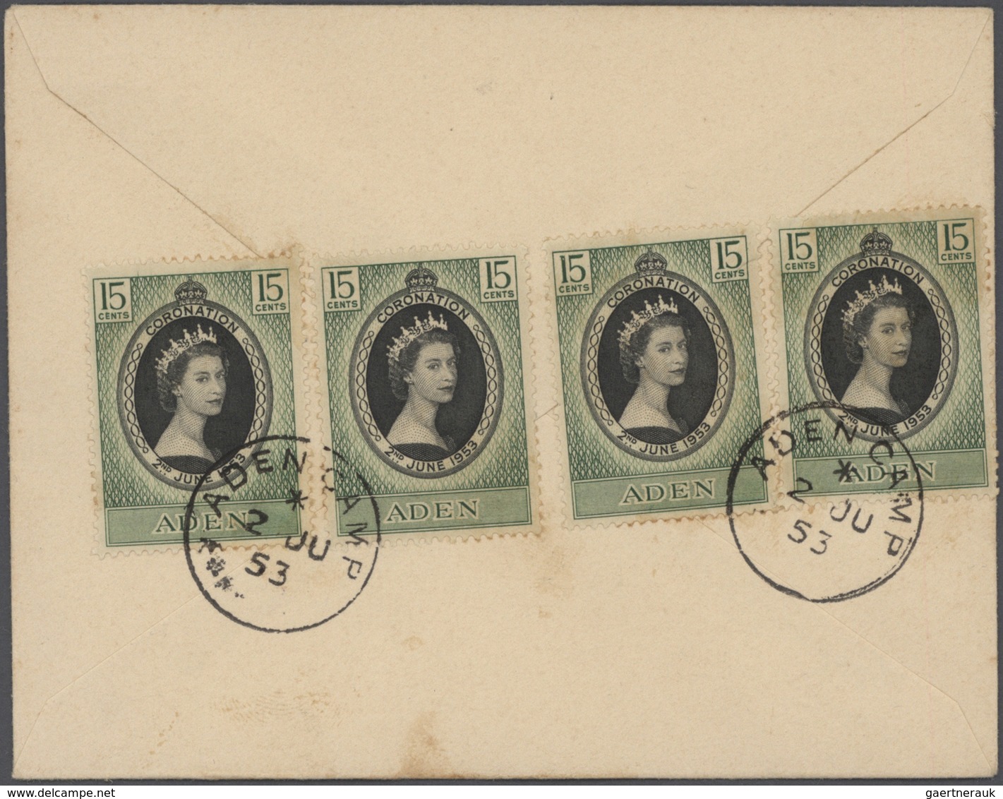 22001 Aden: 1890(1986 (ca.), Miscellaneous Holding Incl. India Used In Aden (apprx. 65 Stamps), A Few Cove - Jemen