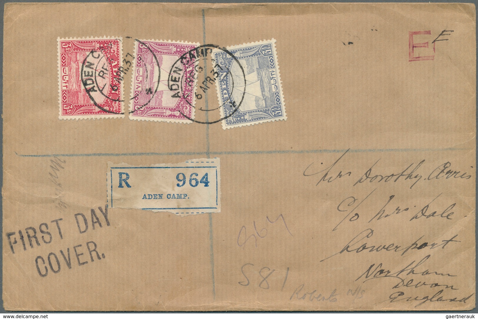 22004 Aden: 1937/1967, Aden/Protectorates, Group Of 18 Covers/f.d.c. Incl. Registered And Airmail. - Yemen