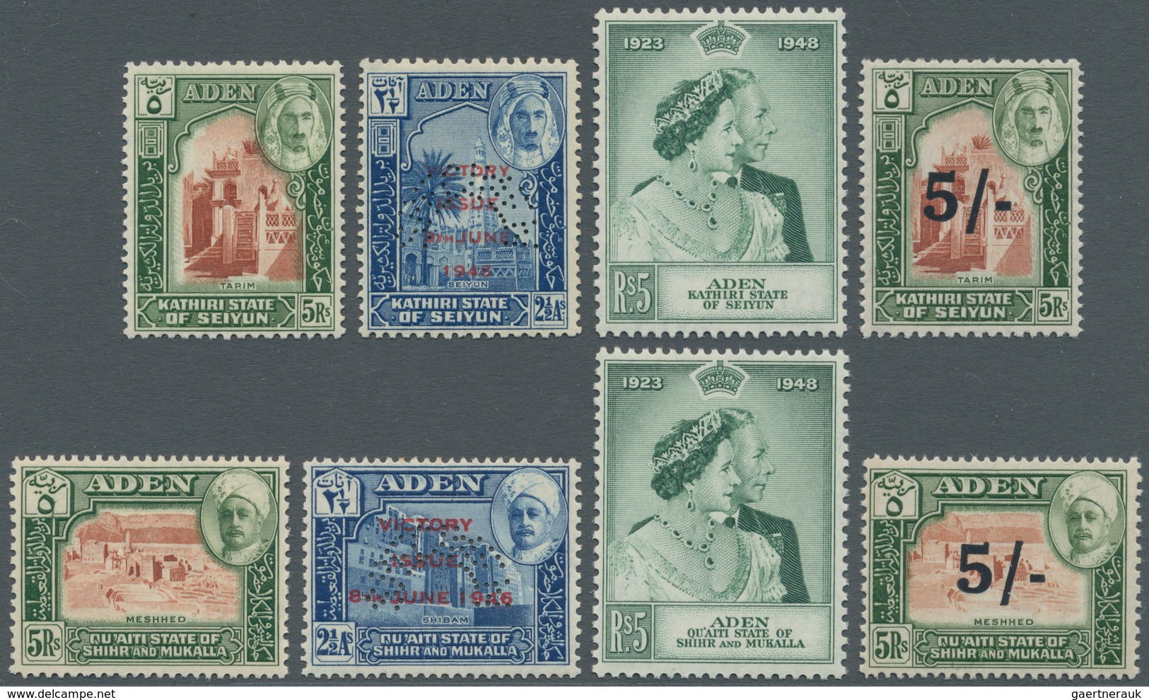 22007 Aden: 1942/1967 (ca.), Accumulation Of Seyun And Hadhramaut In Album With Several Better Issues, Com - Jemen