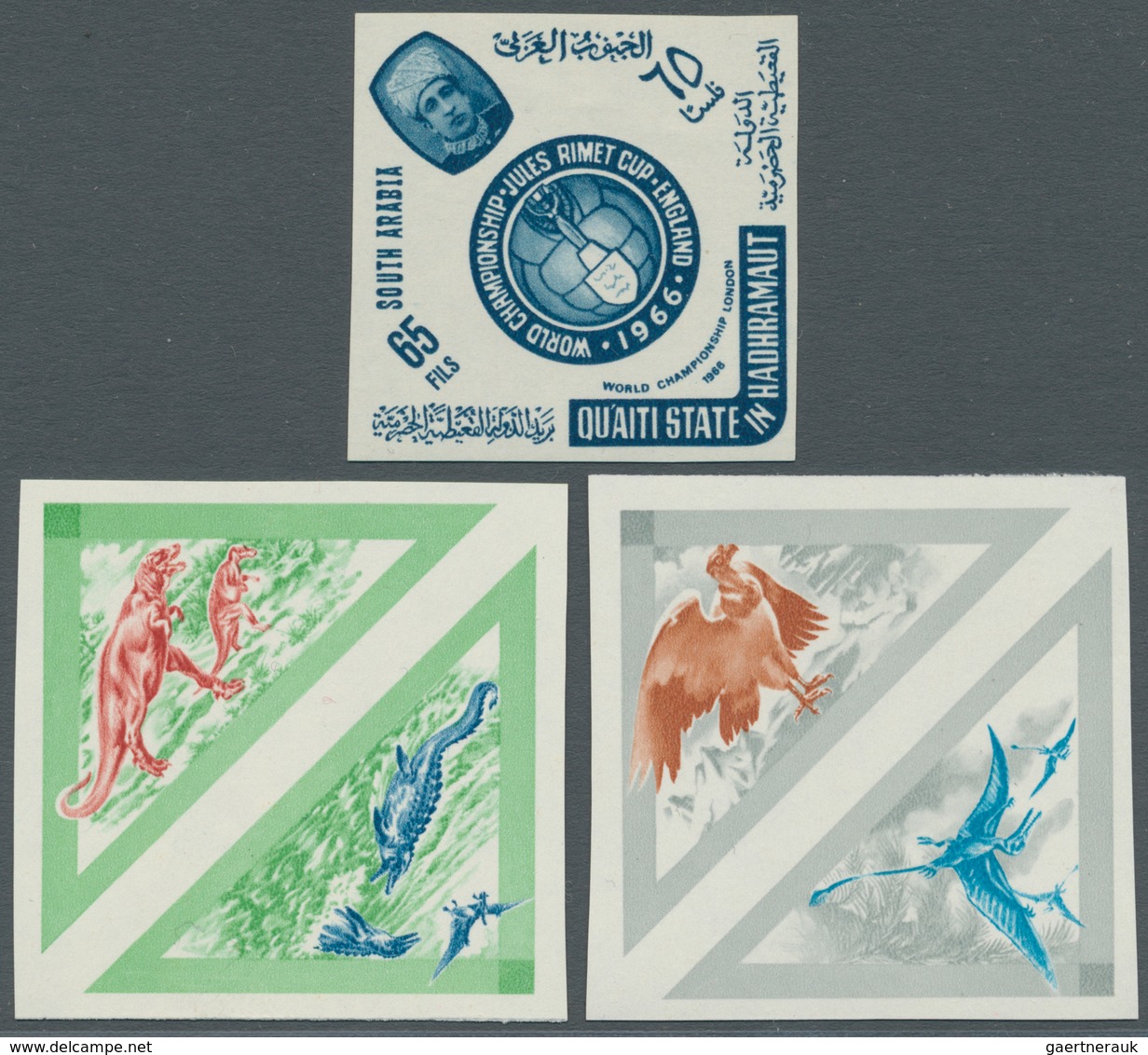 22011 Aden: 1965/1968 (ca.), Accumulation From SEIYUN And HADHRAMAUT In Album Incl. Many Attractive Themat - Yemen