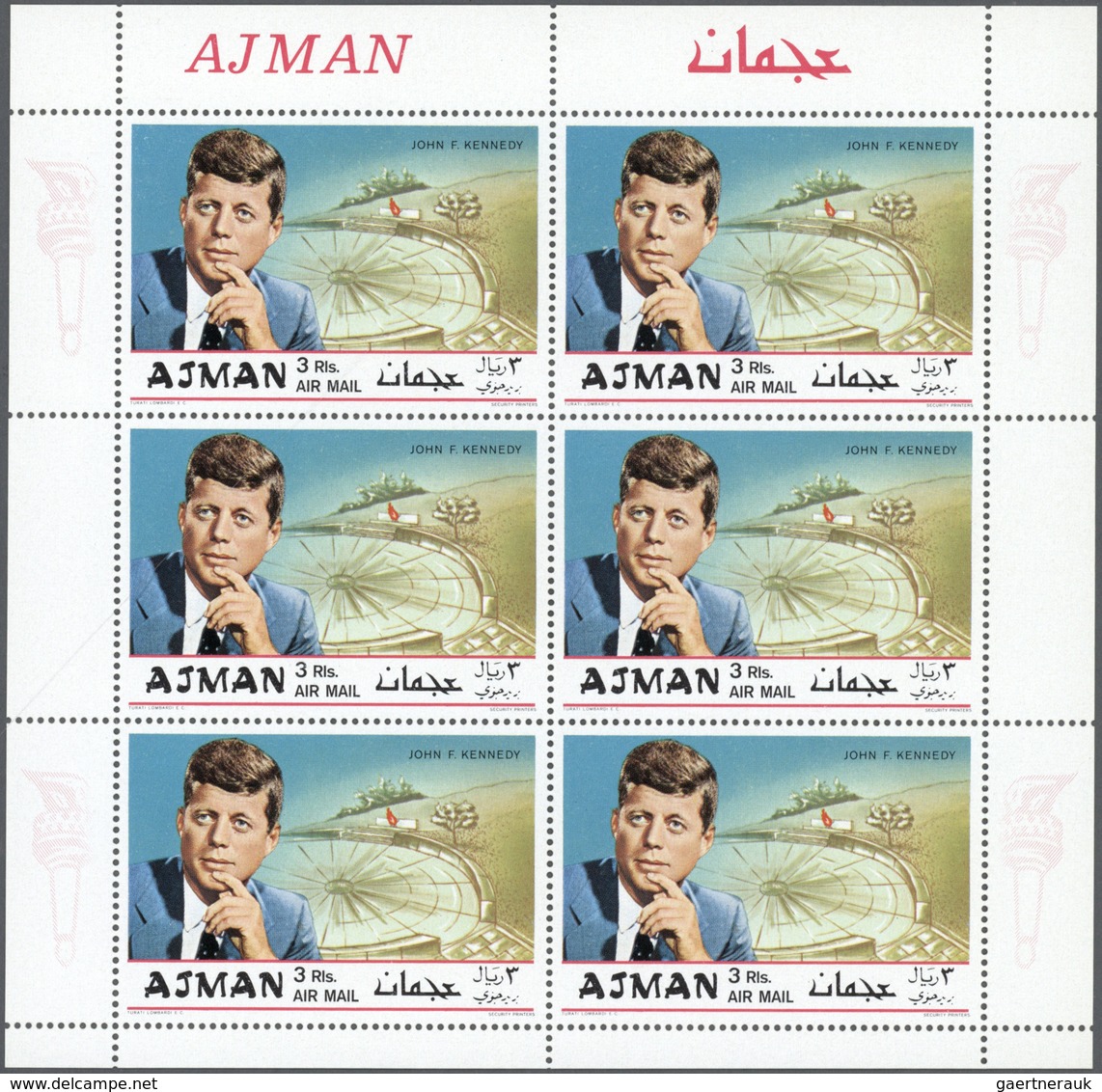 22049 Adschman / Ajman: 1964/1969, U/m Accumulation Of Apprx. 74 Sheets (with Apprx. 1.100 Stamps) Incl. I - Adschman