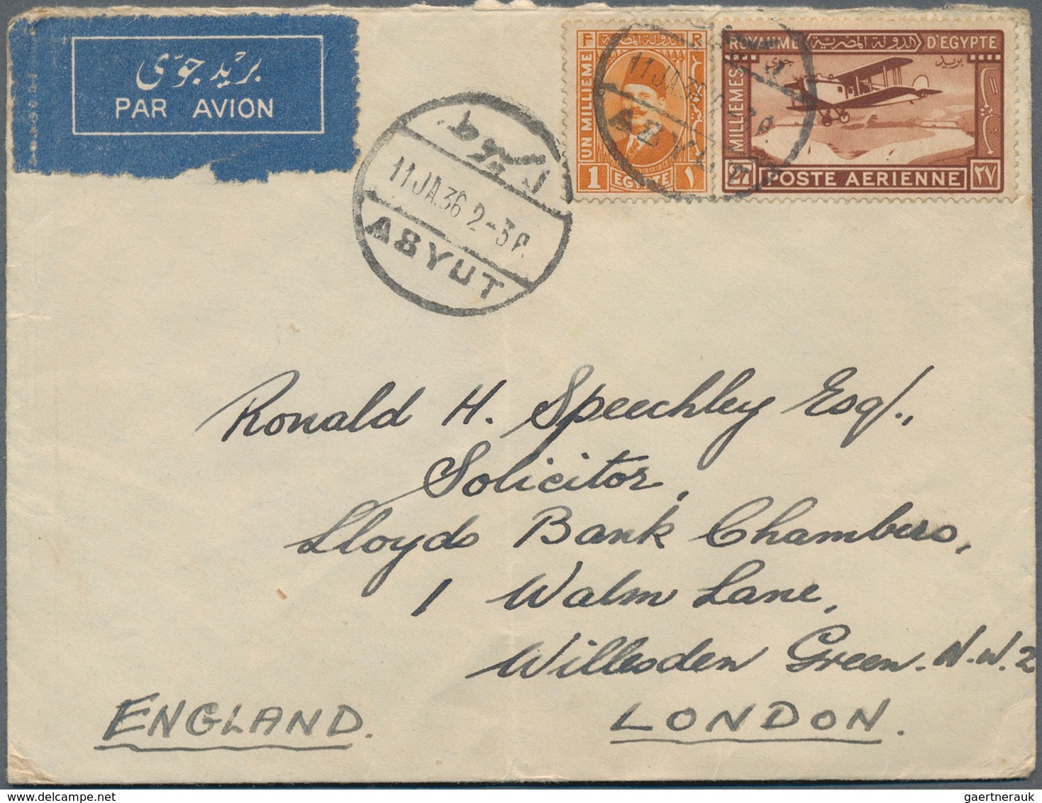 22111 Ägypten: 1895-1949 (ca.): Group Of 26 Covers, Postcards And Postal Stationery Items From Egypt (23) - 1915-1921 Protectorat Britannique