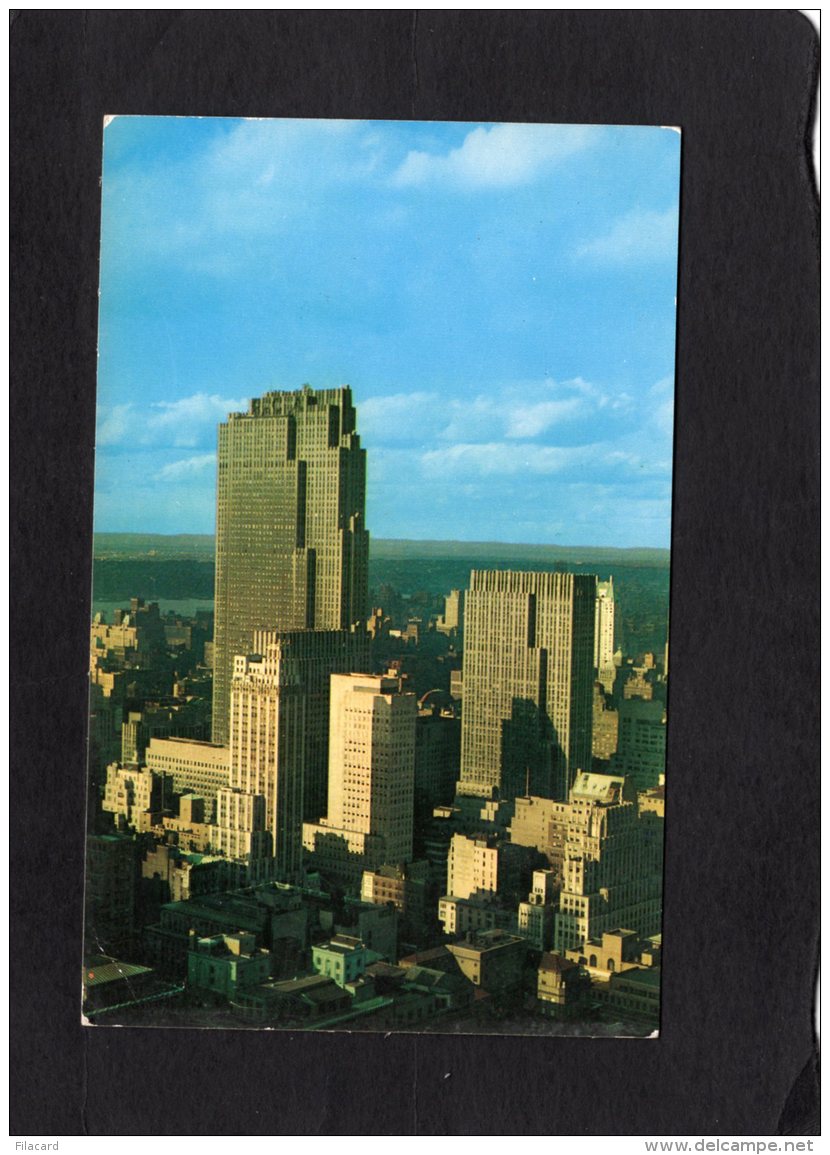 77423    Stati  Uniti,   Midtown Skyline With  Rockefeller Center Buildings,   New York City,  NV - Mehransichten, Panoramakarten