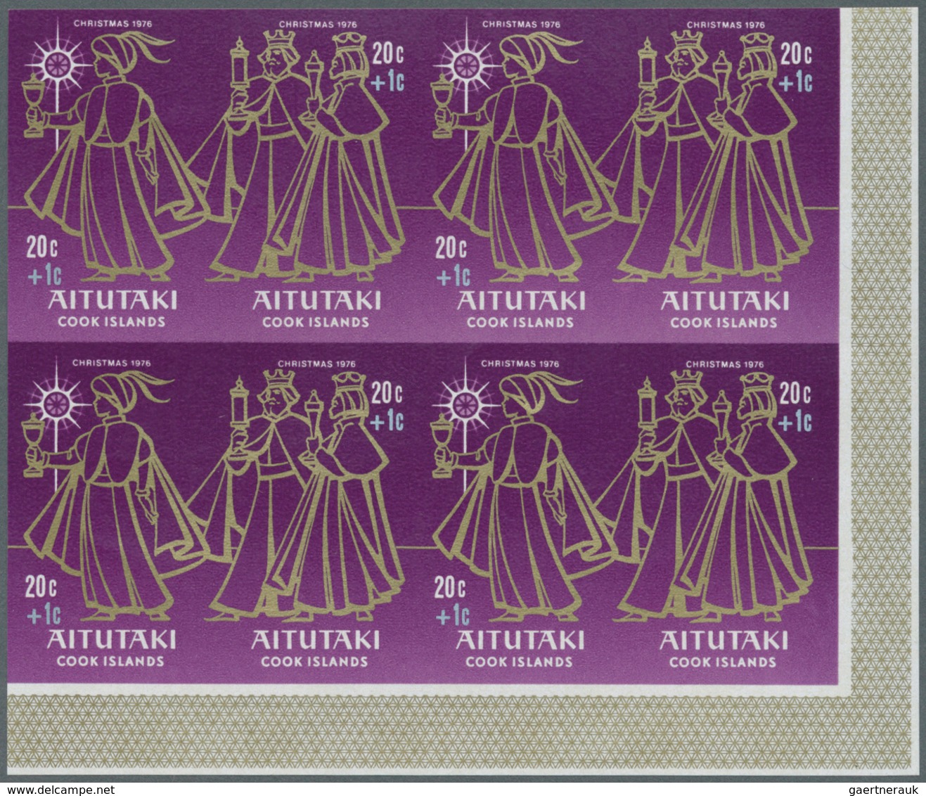 22160 Aitutaki: 1974/1986 (ca.), accumulation with approx. 900 IMPERFORATE stamps incl. definitives with m