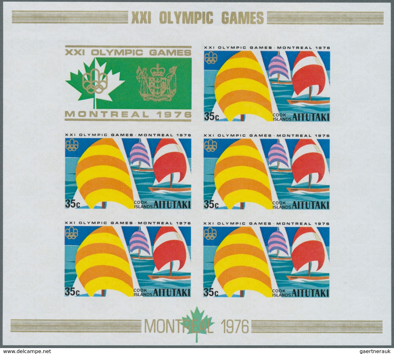 22160 Aitutaki: 1974/1986 (ca.), accumulation with approx. 900 IMPERFORATE stamps incl. definitives with m