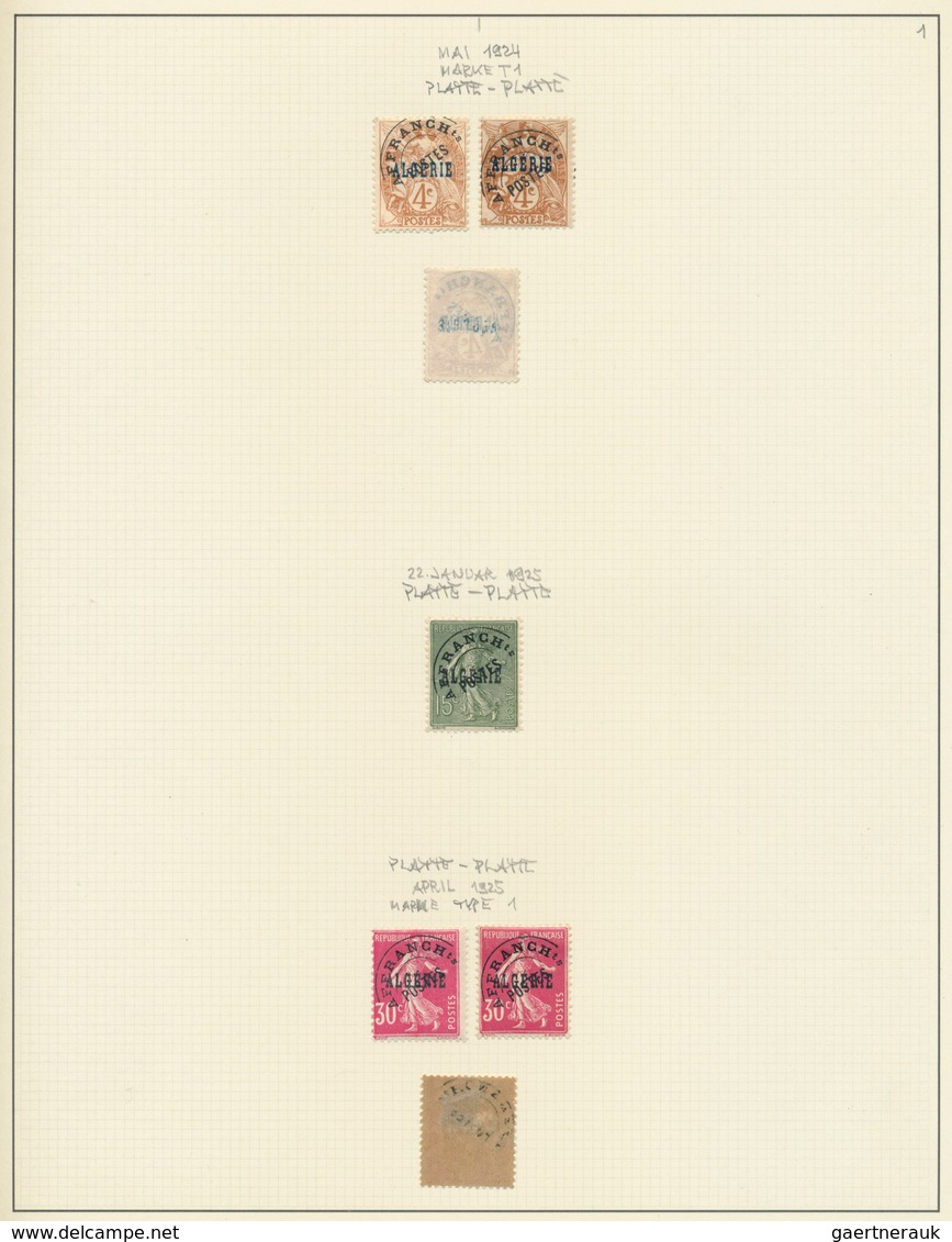 22168 Algerien: 1924/1963, PRECANCELLATIONS (préoblitérés), Specialised Collection/assortment Of Apprx. 68 - Algérie (1962-...)