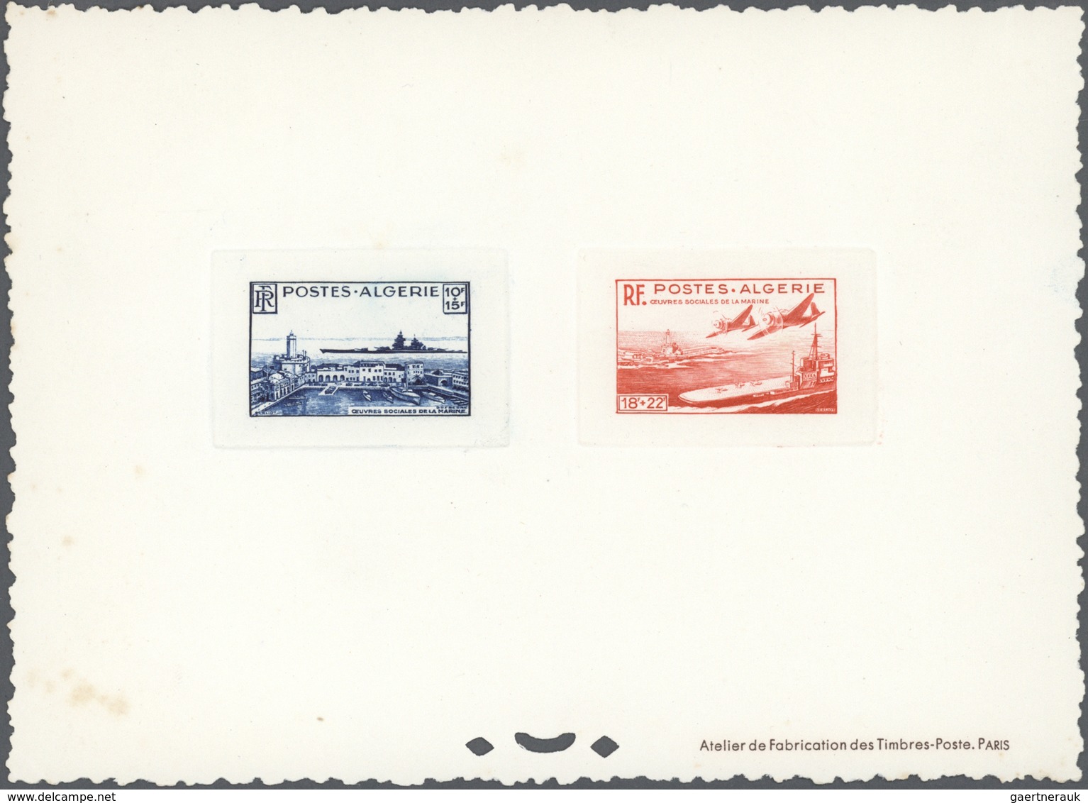 22176 Algerien: 1946/1957, Collection Of 45 Epreuve De Luxe And One Epreuve Collective. - Algérie (1962-...)