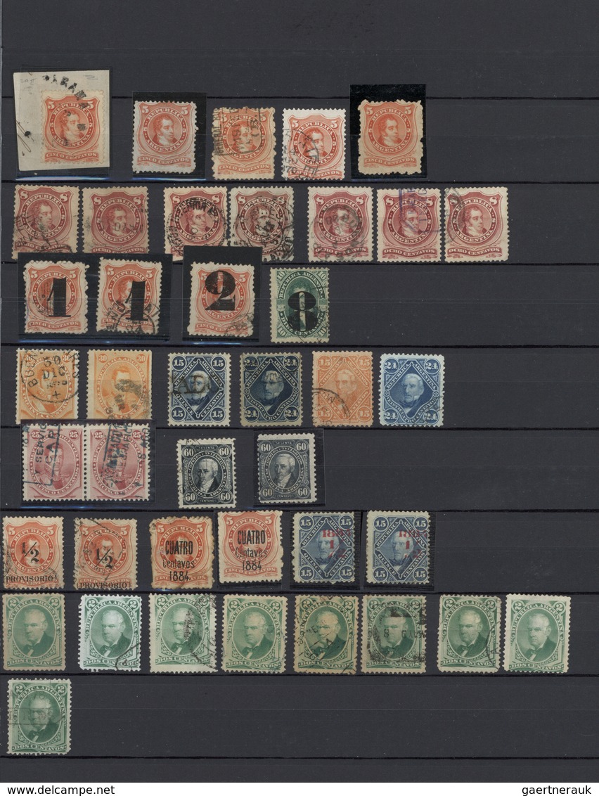 22185 Argentinien: 1867-1950's: Mint And Used Collection Of Single Stamps, Multiples As Blocks Of Four, Ma - Autres & Non Classés
