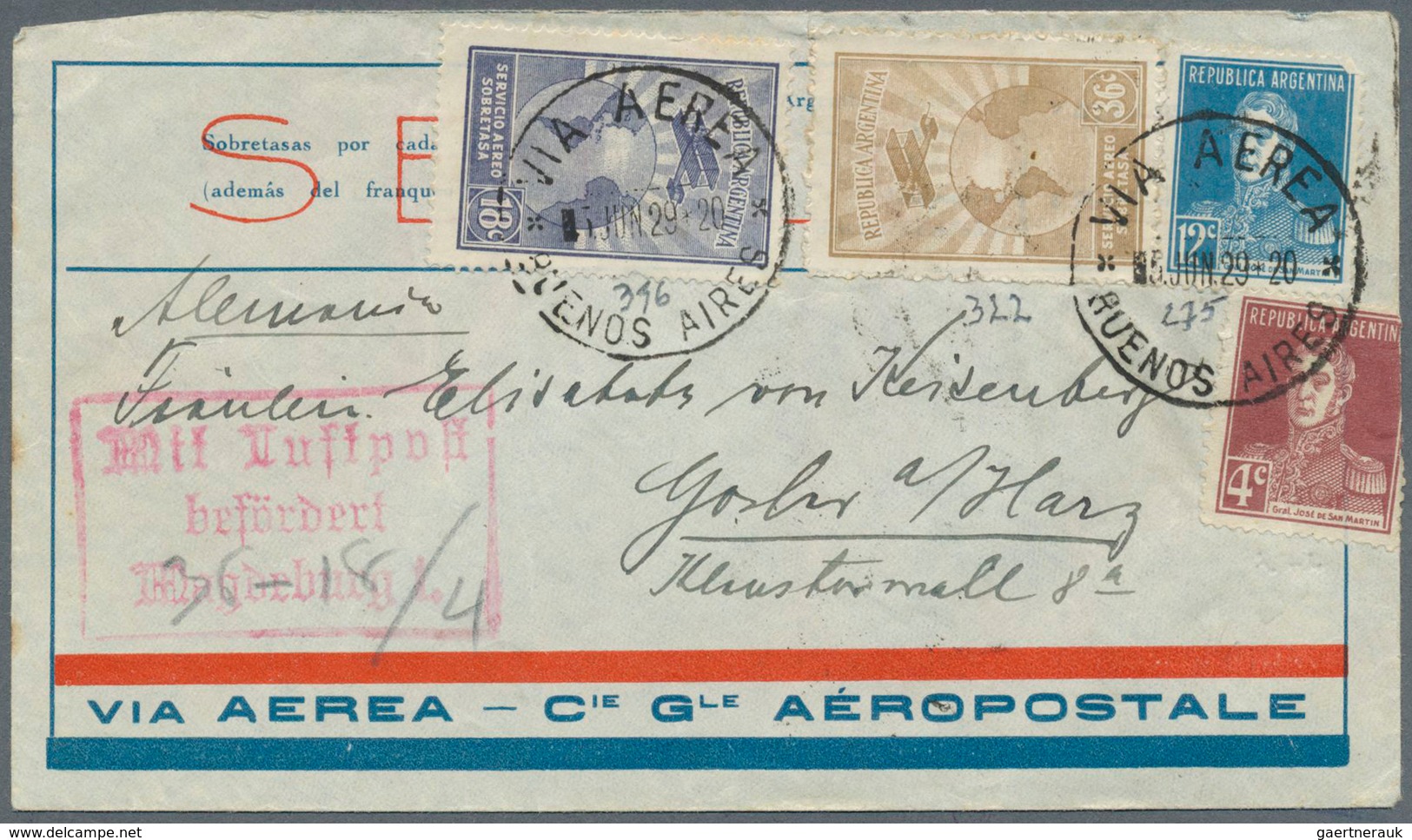 22190 Argentinien: 1935-80, 29 Air Mail Covers And First Flights, Pan American, PANAGRA, FAMA, Some Mint S - Autres & Non Classés