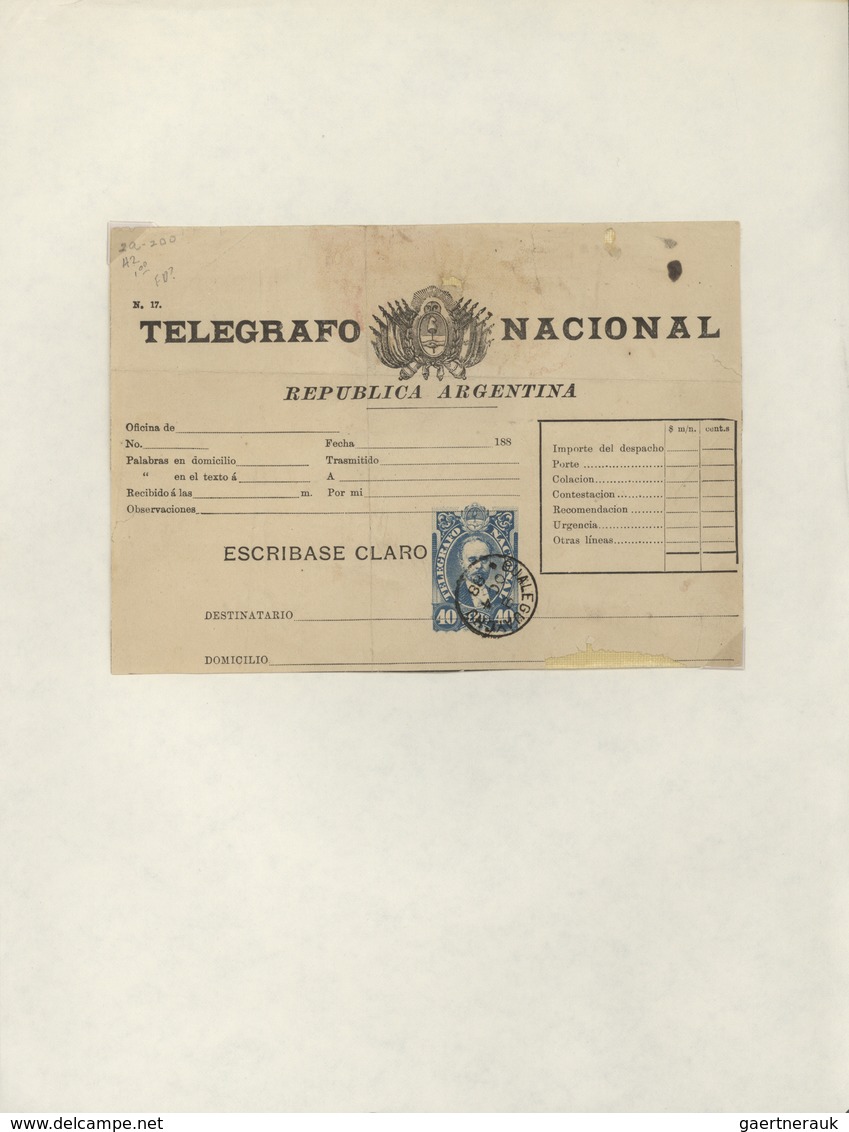 22196 Argentinien - Ganzsachen: 1876/1952 Ca., Very Comprehensive And Detailed Collection With More Than 2 - Interi Postali