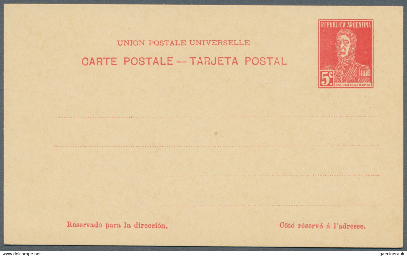 22197 Argentinien - Ganzsachen: 1879/1947, Collection Of 80 Different Unused Stationeries, Comprising 24 L - Entiers Postaux