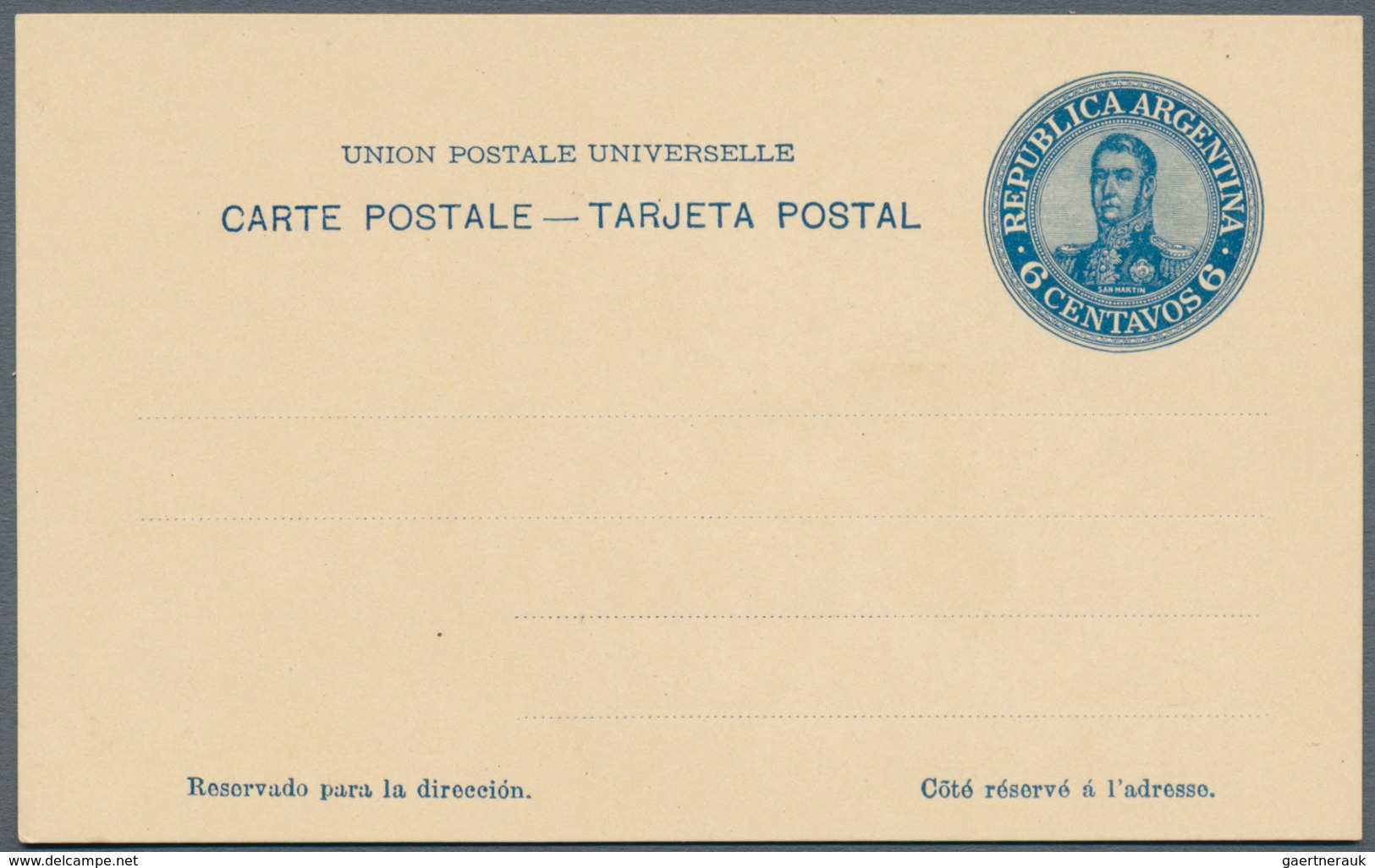 22197 Argentinien - Ganzsachen: 1879/1947, collection of 80 different unused stationeries, comprising 24 l