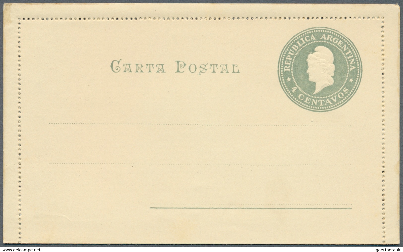 22197 Argentinien - Ganzsachen: 1879/1947, collection of 80 different unused stationeries, comprising 24 l