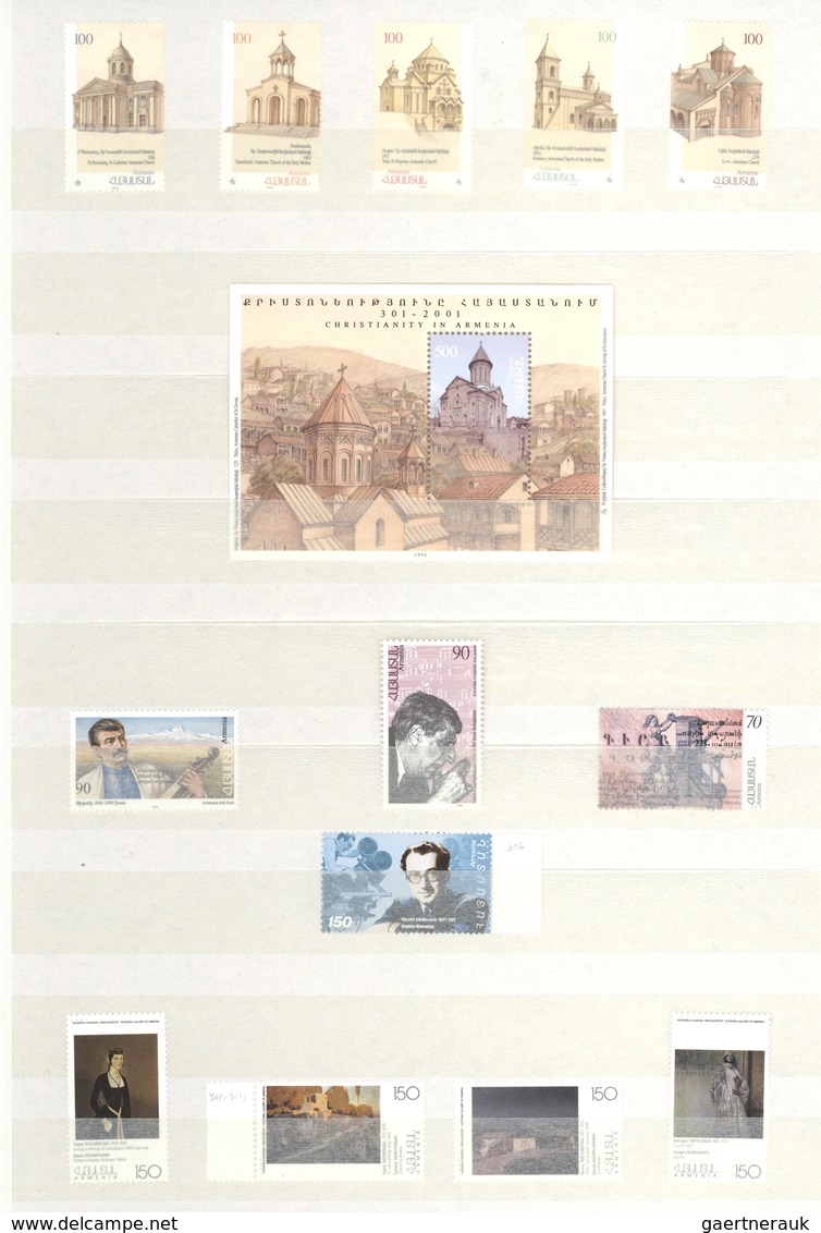 22200 Armenien: 1876-1923, 1992-2000: Postal history and stamp collection of eight early covers + modern i