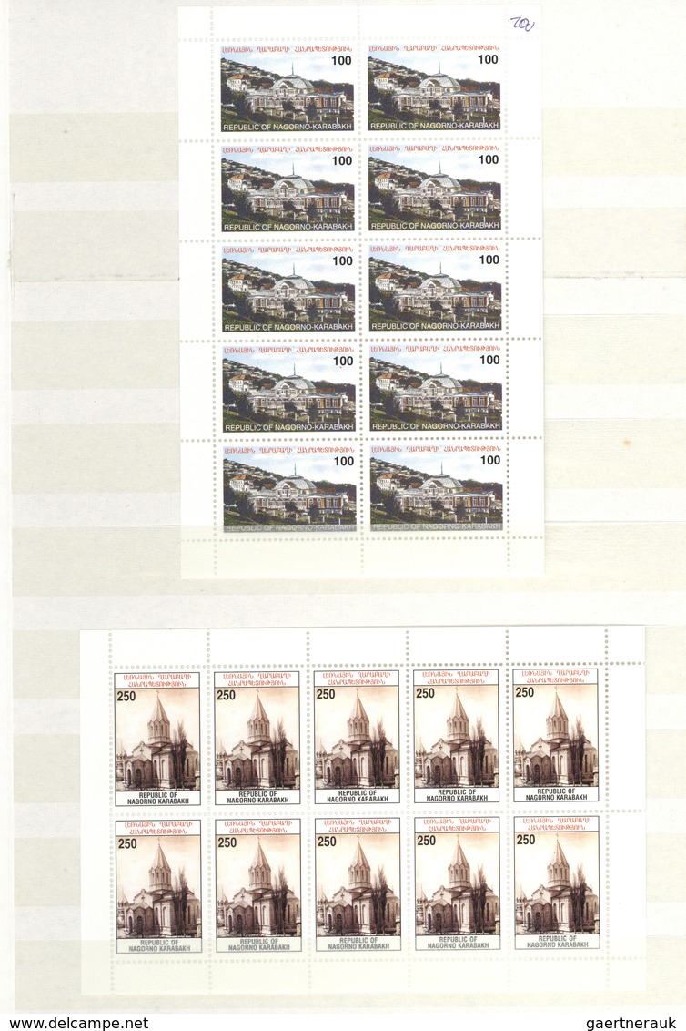 22200 Armenien: 1876-1923, 1992-2000: Postal history and stamp collection of eight early covers + modern i