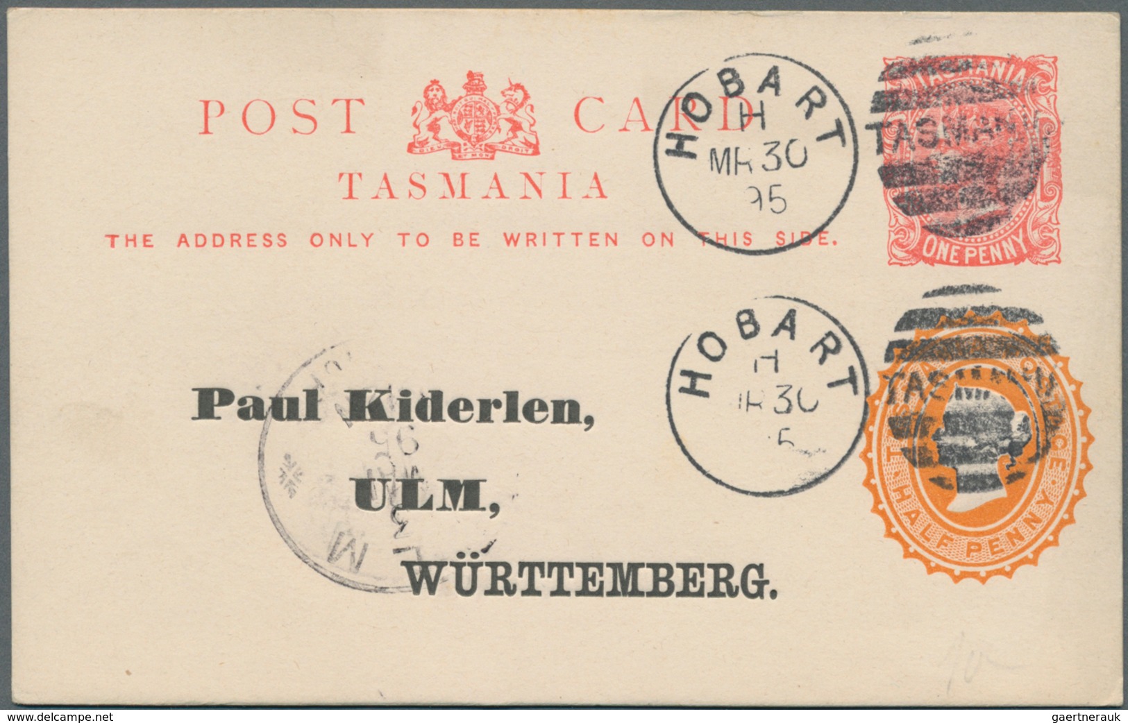 22207 Australische Staaten: 1880-1908, Group Of 14 Postal Stationery Cards (12) And Wrappers (2) From Sout - Collections