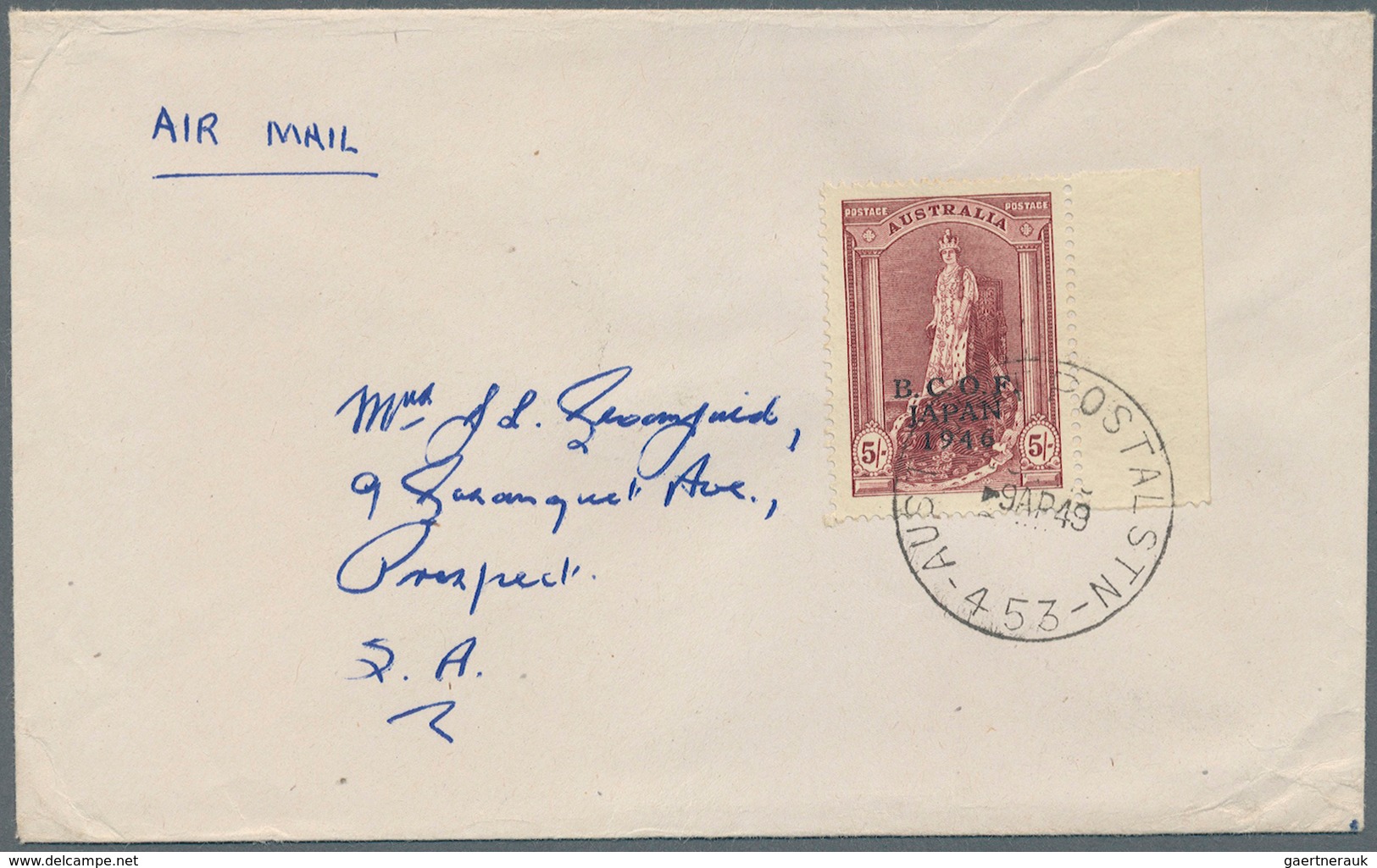 22217 Australien: 1910/1942, Australia/NZ, Group Of 20 Better Entires, Registered, Censored And Airmail, P - Otros & Sin Clasificación