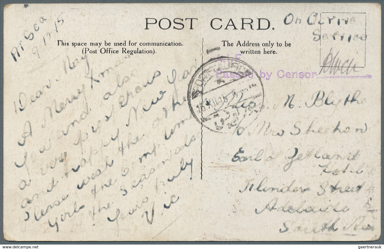 22217 Australien: 1910/1942, Australia/NZ, group of 20 better entires, registered, censored and airmail, P