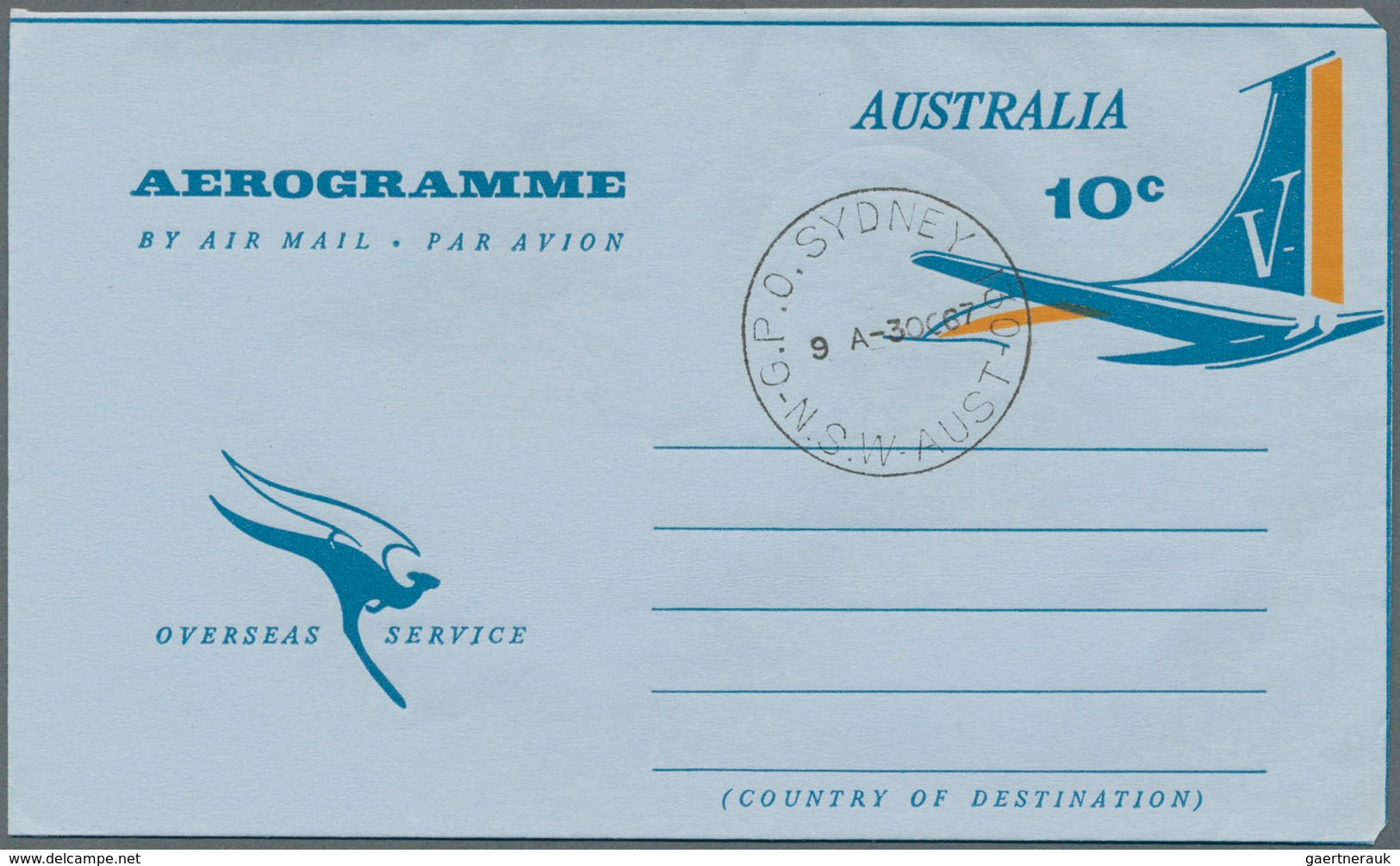 22237 Australien - Ganzsachen: 1950/1970 (ca.), AEROGRAMMES: Accumulation Of About 350 Airletters And AERO - Entiers Postaux