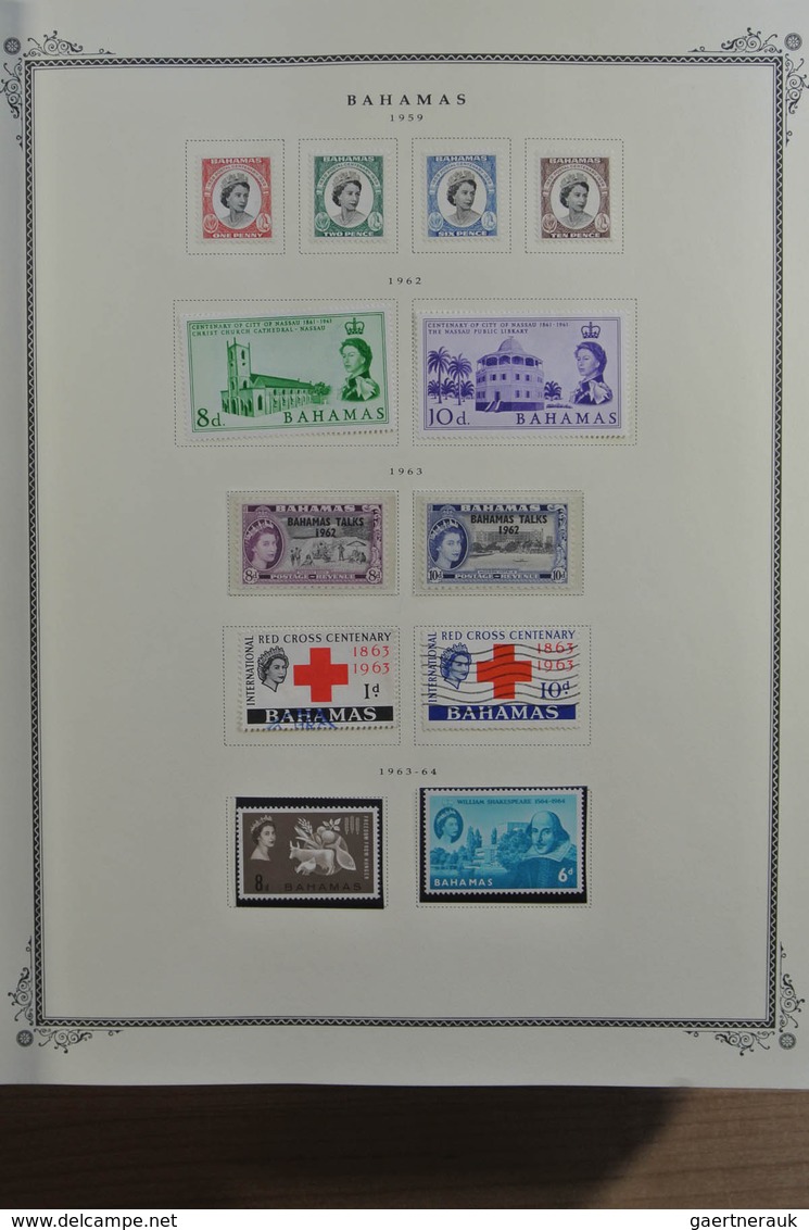 22238 Bahamas: 1860-1980. MNH, Mint Hinged And Used Collection Bahamas 1860-1980 In Scott Album Including - 1963-1973 Autonomie Interne