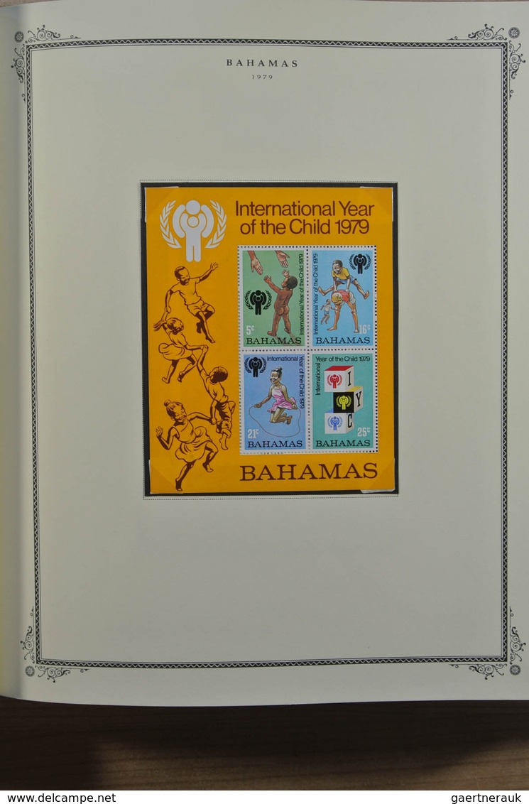 22238 Bahamas: 1860-1980. MNH, mint hinged and used collection Bahamas 1860-1980 in Scott album including