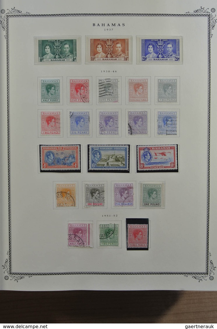 22238 Bahamas: 1860-1980. MNH, mint hinged and used collection Bahamas 1860-1980 in Scott album including