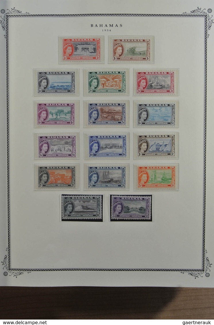 22238 Bahamas: 1860-1980. MNH, mint hinged and used collection Bahamas 1860-1980 in Scott album including