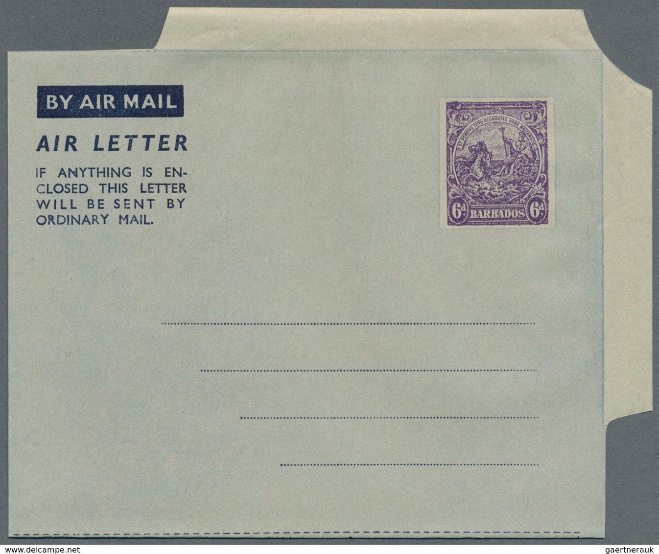 22252 Barbados: 1949/1977 (ca.), AEROGRAMMES: Accumulation With About 130 Unused And Used/CTO Airletters A - Barbades (1966-...)