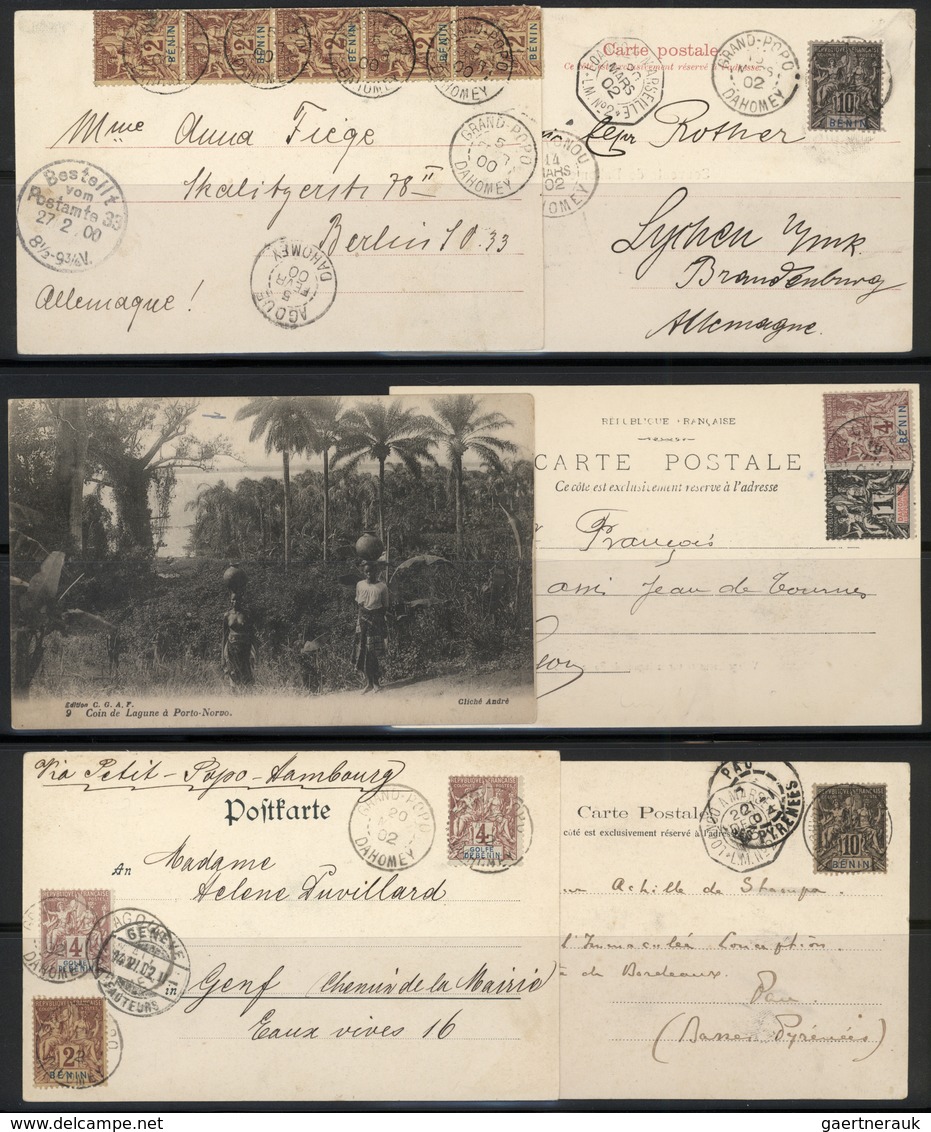 22265 Benin: 1890/1900, Mainly Used Collection Incl. A Selection Of Overprints (not Signed), Both Series " - Bénin – Dahomey (1960-...)