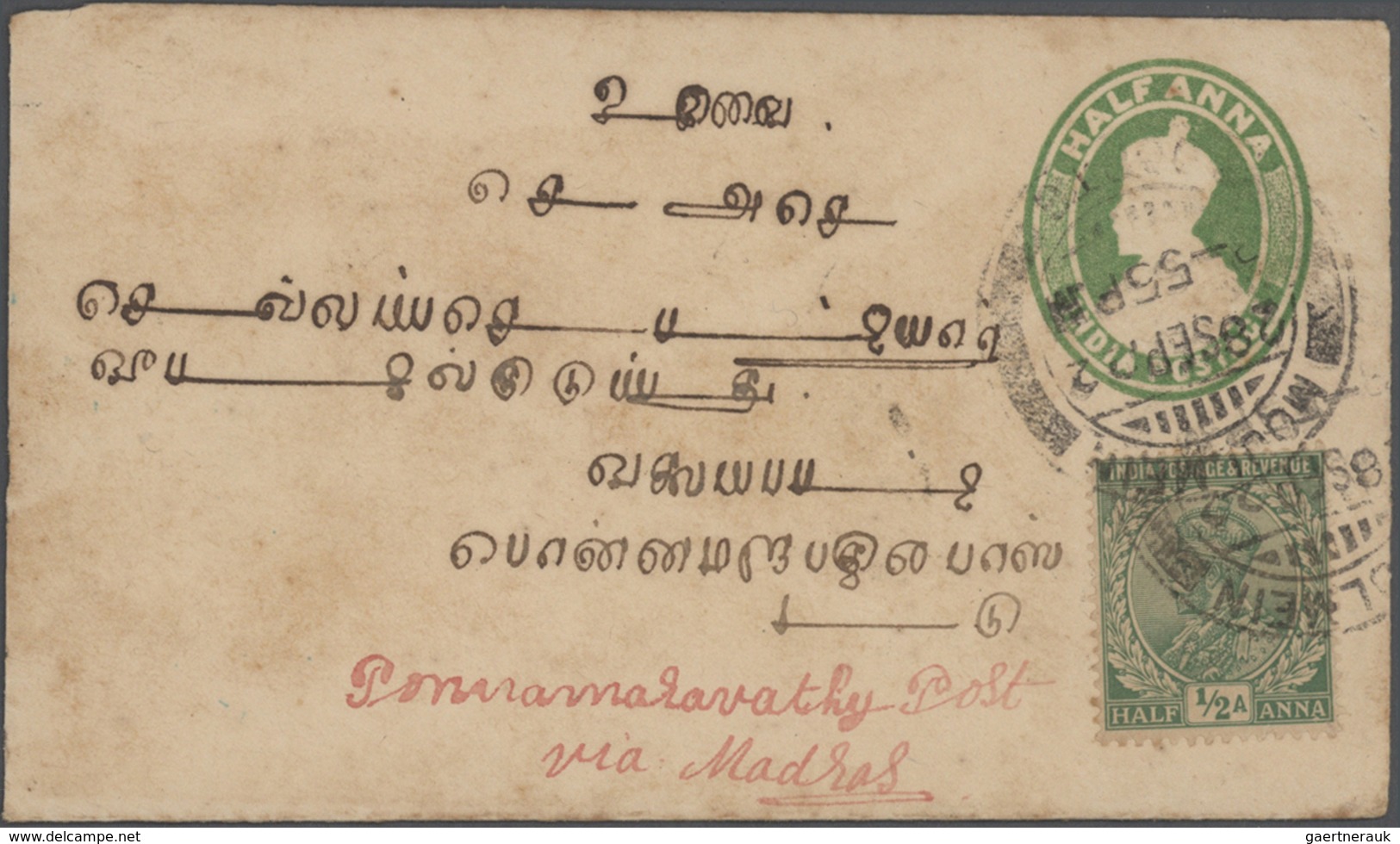 22269 Birma / Burma / Myanmar: 1900/1935 (ca.), Unsearched Stock With Around 1.500 (onethousandfivehundred - Myanmar (Birmanie 1948-...)