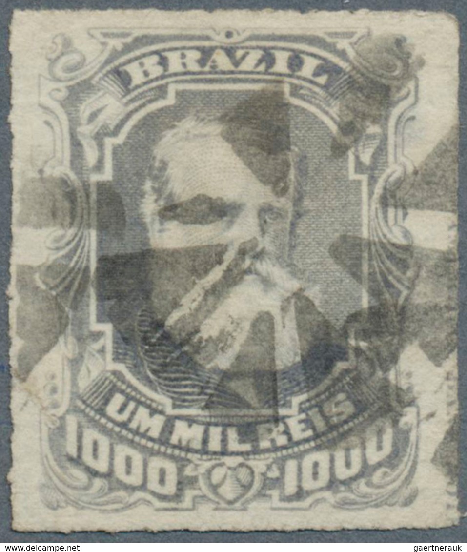 22284 Brasilien: 1843-1990, Collection starting Bull's eye first issue with mint and used stamps, scarce c