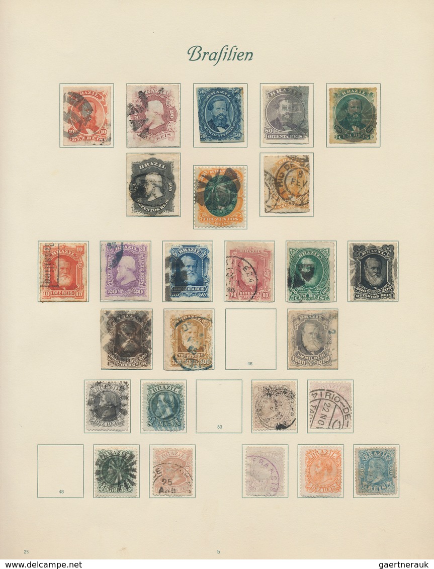 22288 Brasilien: 1844/1931, Mint And Used Collection On Album Pages From Classic Issues, Following Items, - Autres & Non Classés