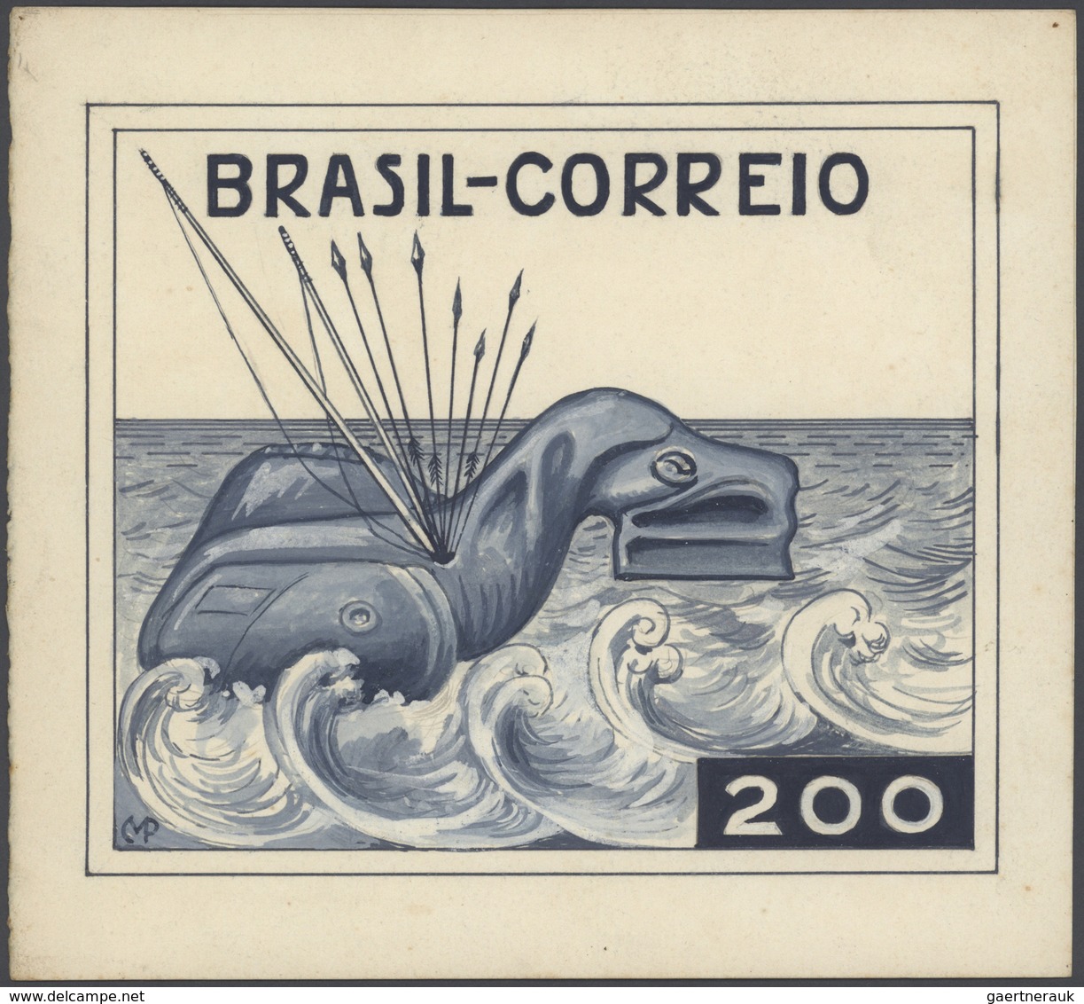 22306 Brasilien: ESSAYS: Group Of 32 Artist's Drawings On Cardboard, Sized 16 : 18 Cm (apprx.), Most Presu - Autres & Non Classés