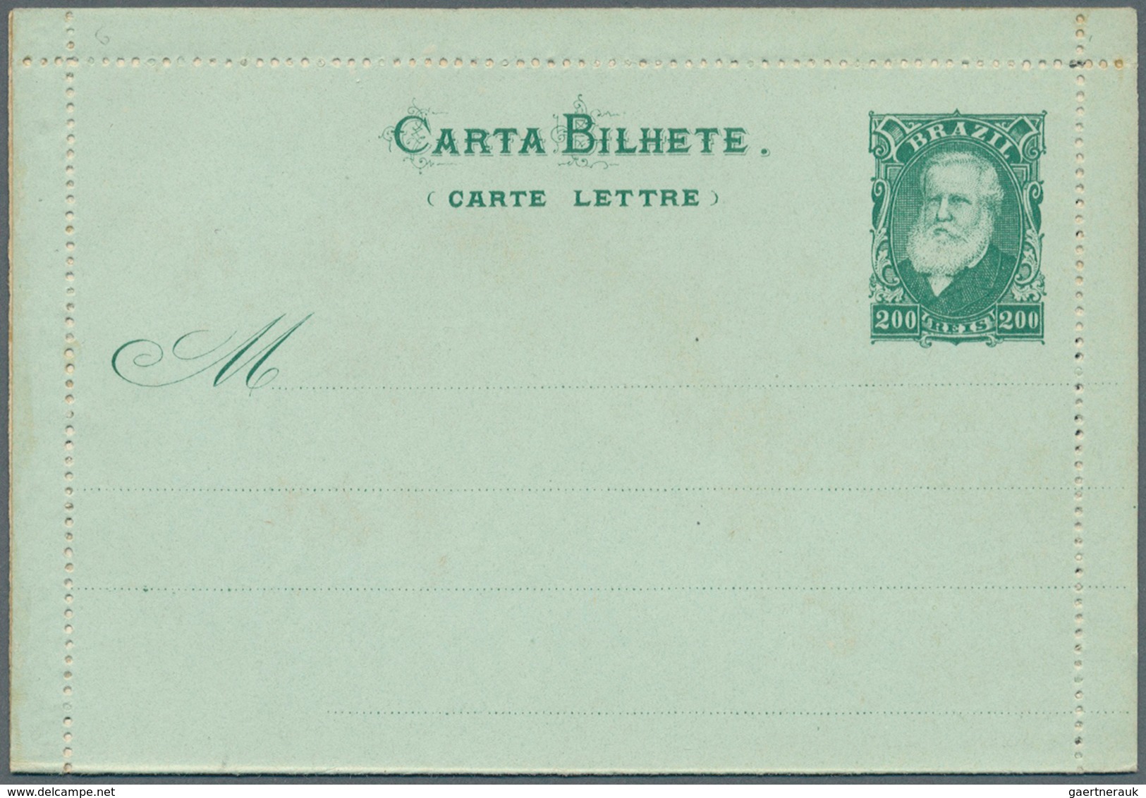 22312 Brasilien - Ganzsachen: 1883/1910, Collection Of 38 Unused Stationery Letter Cards (incl. Types), Ra - Entiers Postaux