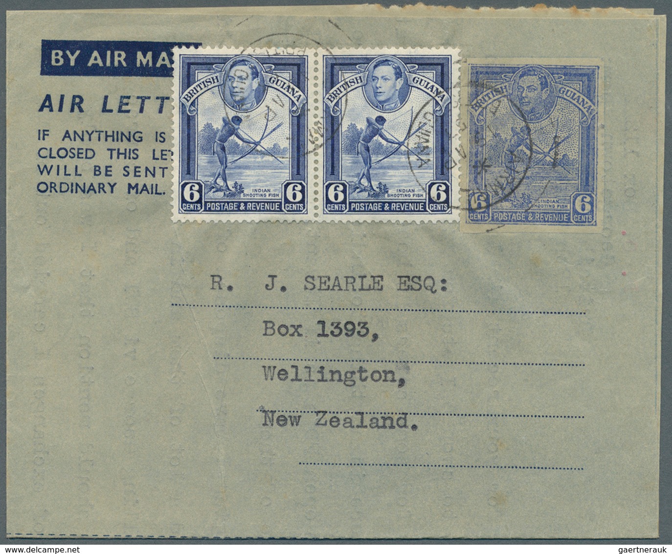 22317 Britisch-Guyana: 1949/1980 (ca.), AEROGRAMMES: Accumulation With About 850 Unused And Used/CTO Airle - Guyane Britannique (...-1966)