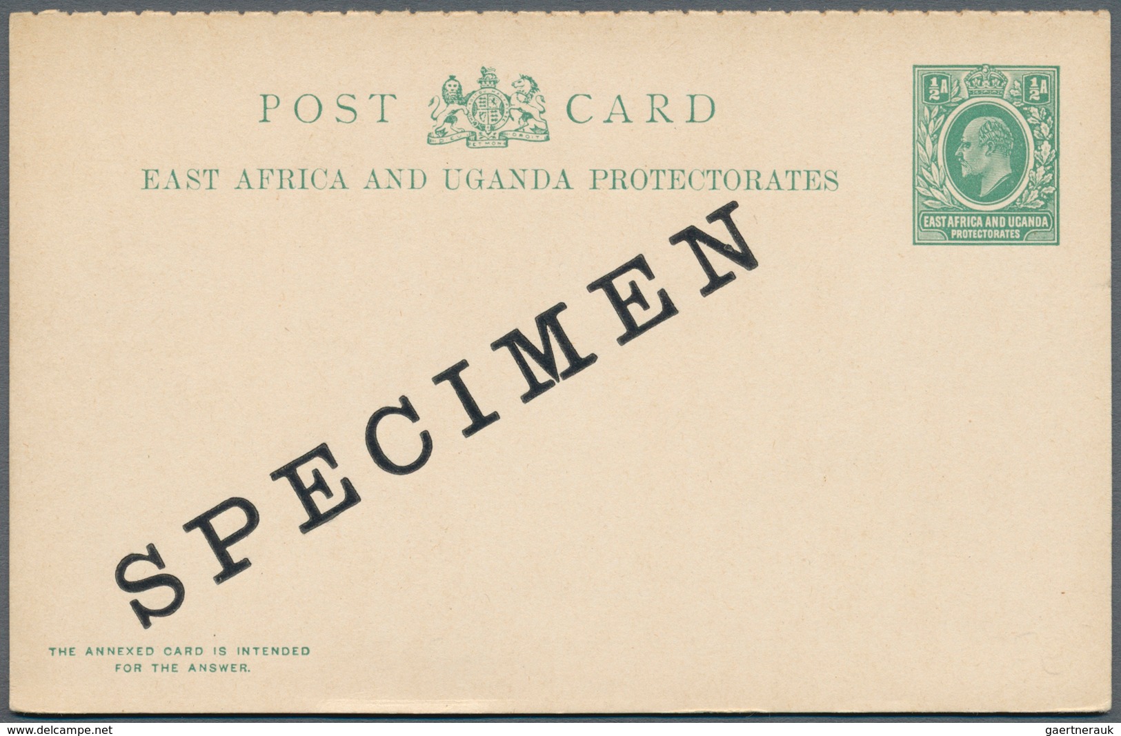 22320 Britisch-Ostafrika Und Uganda - Ganzsachen: 1903/1912, Collection Of 41 Different Unused Stationerie - Protectorats D'Afrique Orientale Et D'Ouganda