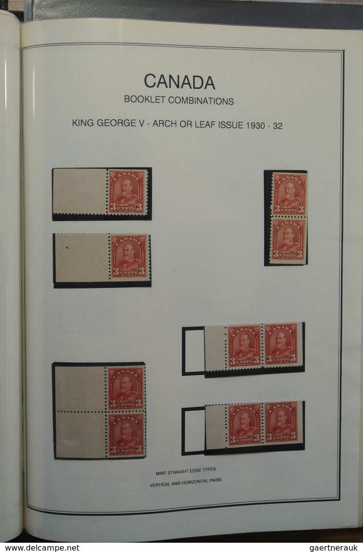 22348 Canada: 1900-1935. Nice MNH And Mint Hinged, Somewhat Specialised Collection Booklet Panes And Stamp - Autres & Non Classés