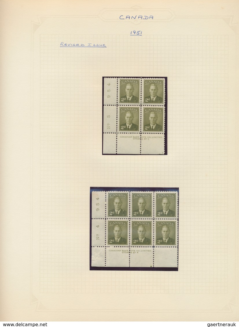 22352 Canada: 1937/1951, Mint And Used Collection Of The KGVI Issues, Neatly Mounted On Album Pages, Somew - Autres & Non Classés