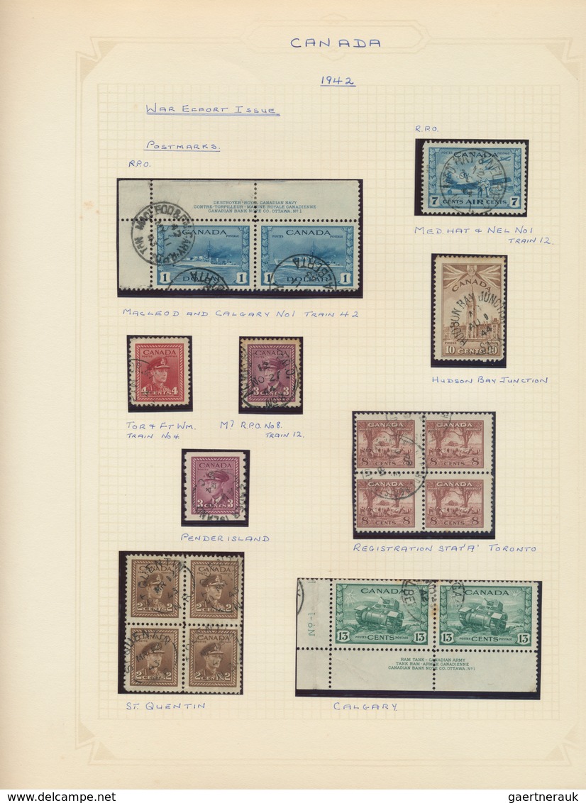 22352 Canada: 1937/1951, mint and used collection of the KGVI issues, neatly mounted on album pages, somew