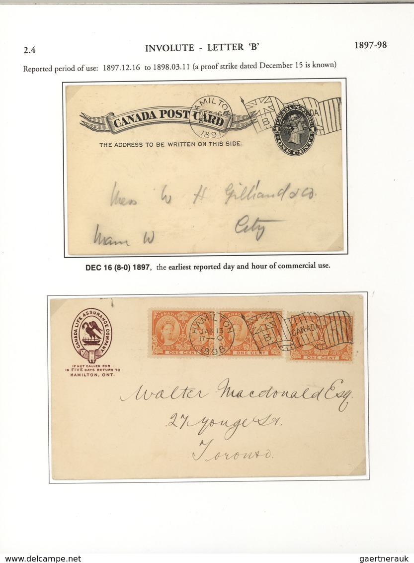 22357 Canada - Stempel: 1896/1902, THE MACHINE CANCELLATIONS OF CANADA, extraordinary collection of apprx.