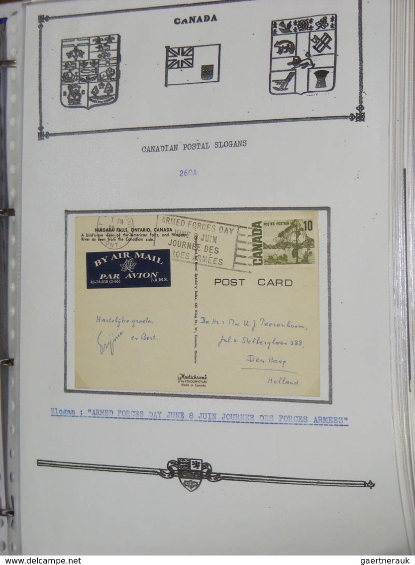 22358 Canada - Stempel: Collection covers and parts of covers of Canada with machine cancels with slogans