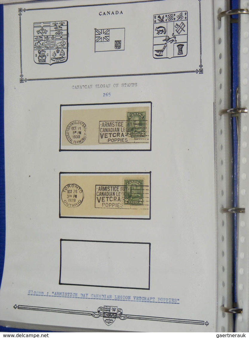 22358 Canada - Stempel: Collection covers and parts of covers of Canada with machine cancels with slogans