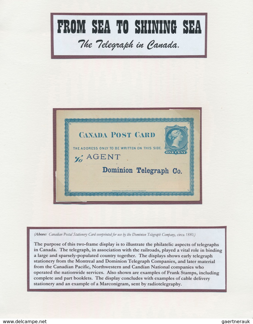 22359 Canada - Besonderheiten: 1880/ 1930 (ca.): A Wonderful Range Of Postal History And Scarce Booklet Pa - Autres & Non Classés