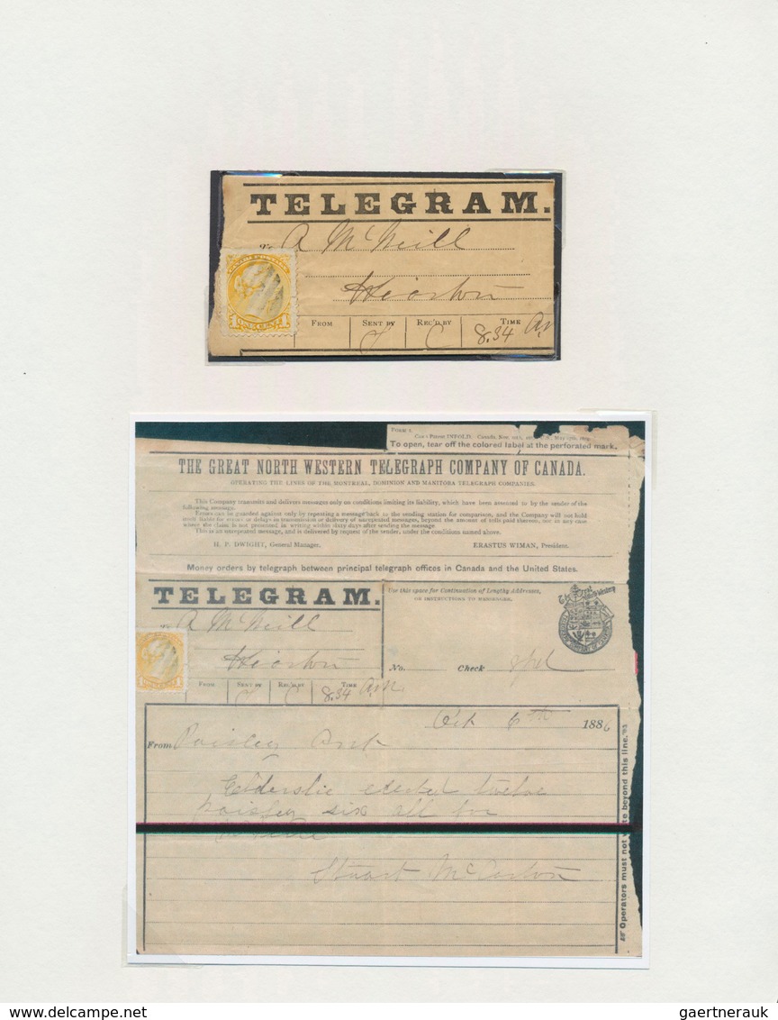 22359 Canada - Besonderheiten: 1880/ 1930 (ca.): A Wonderful Range Of Postal History And Scarce Booklet Pa - Autres & Non Classés