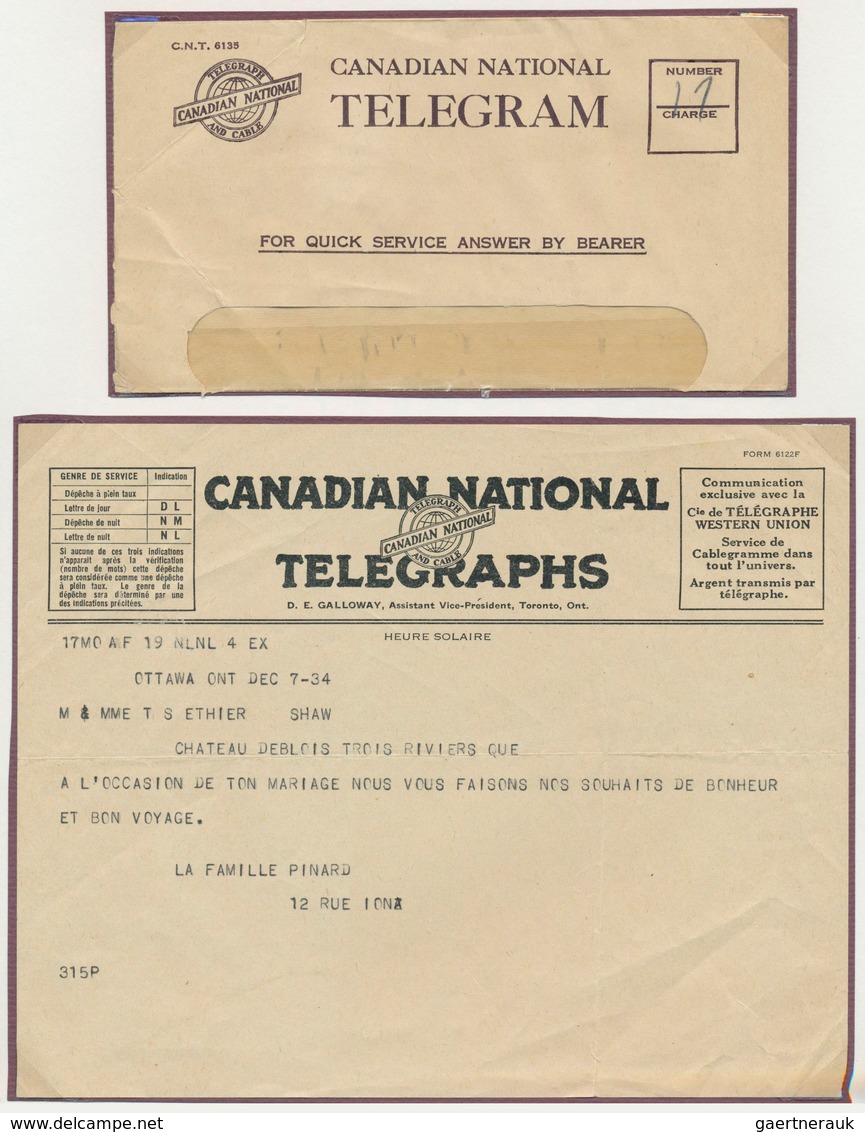 22359 Canada - Besonderheiten: 1880/ 1930 (ca.): A Wonderful Range Of Postal History And Scarce Booklet Pa - Autres & Non Classés