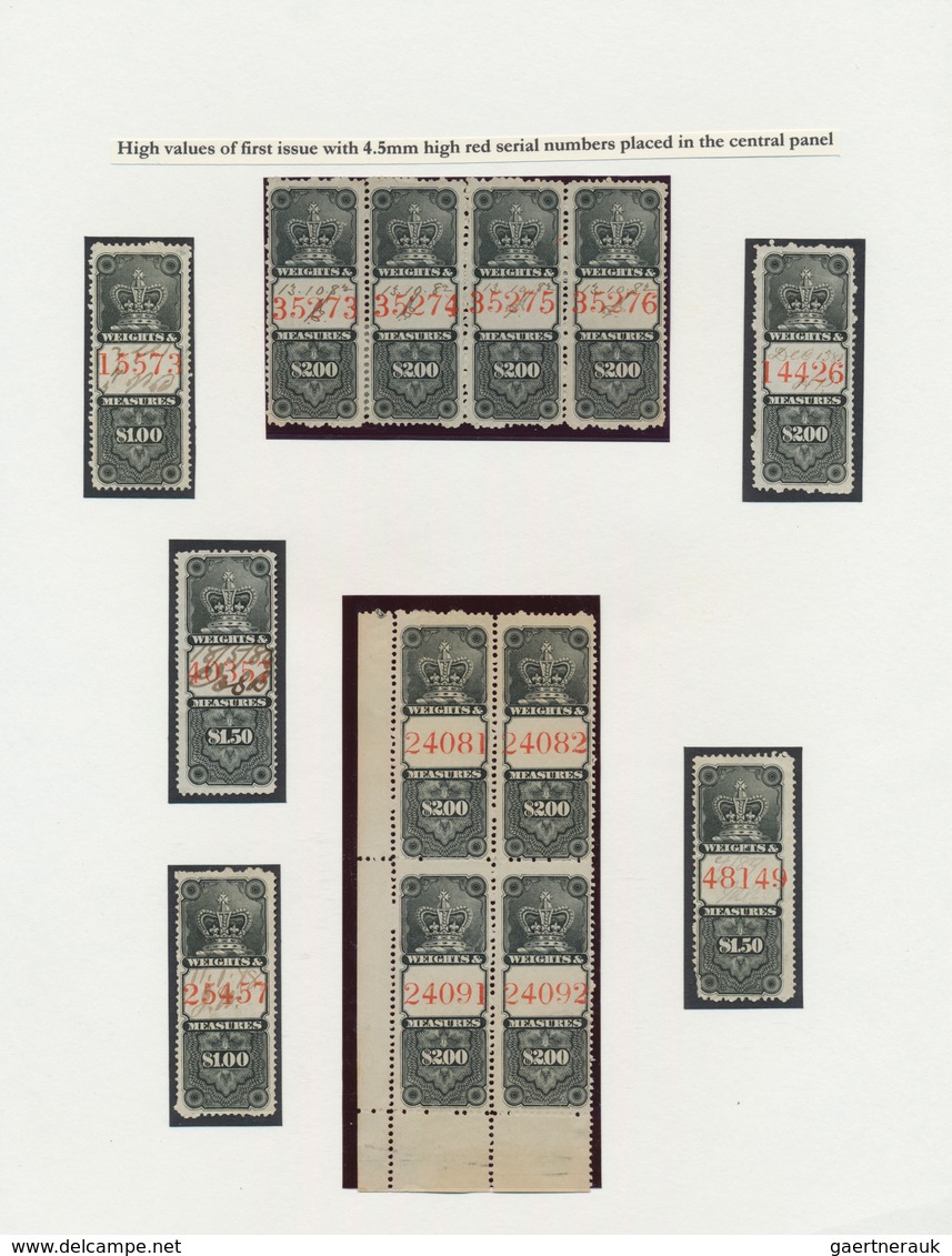 22360 Canada - Besonderheiten: 1882/1952: Collection Of Well Over 100 QV To KGV Revenues, Mint And Used, O - Autres & Non Classés