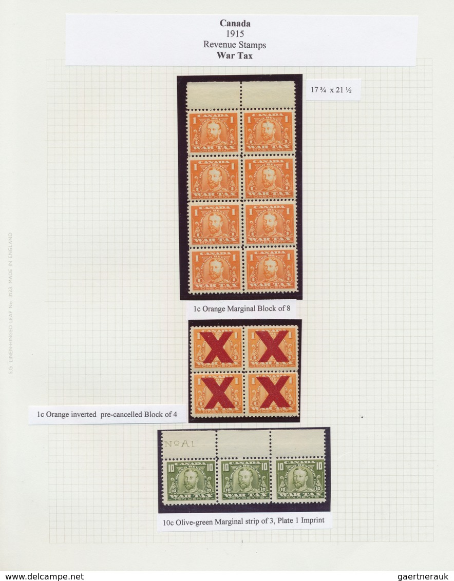 22361 Canada - Besonderheiten: 1915/1940 (ca.): An Extremely Attractive Collection Of Mostly KGV Sets, Blo - Autres & Non Classés