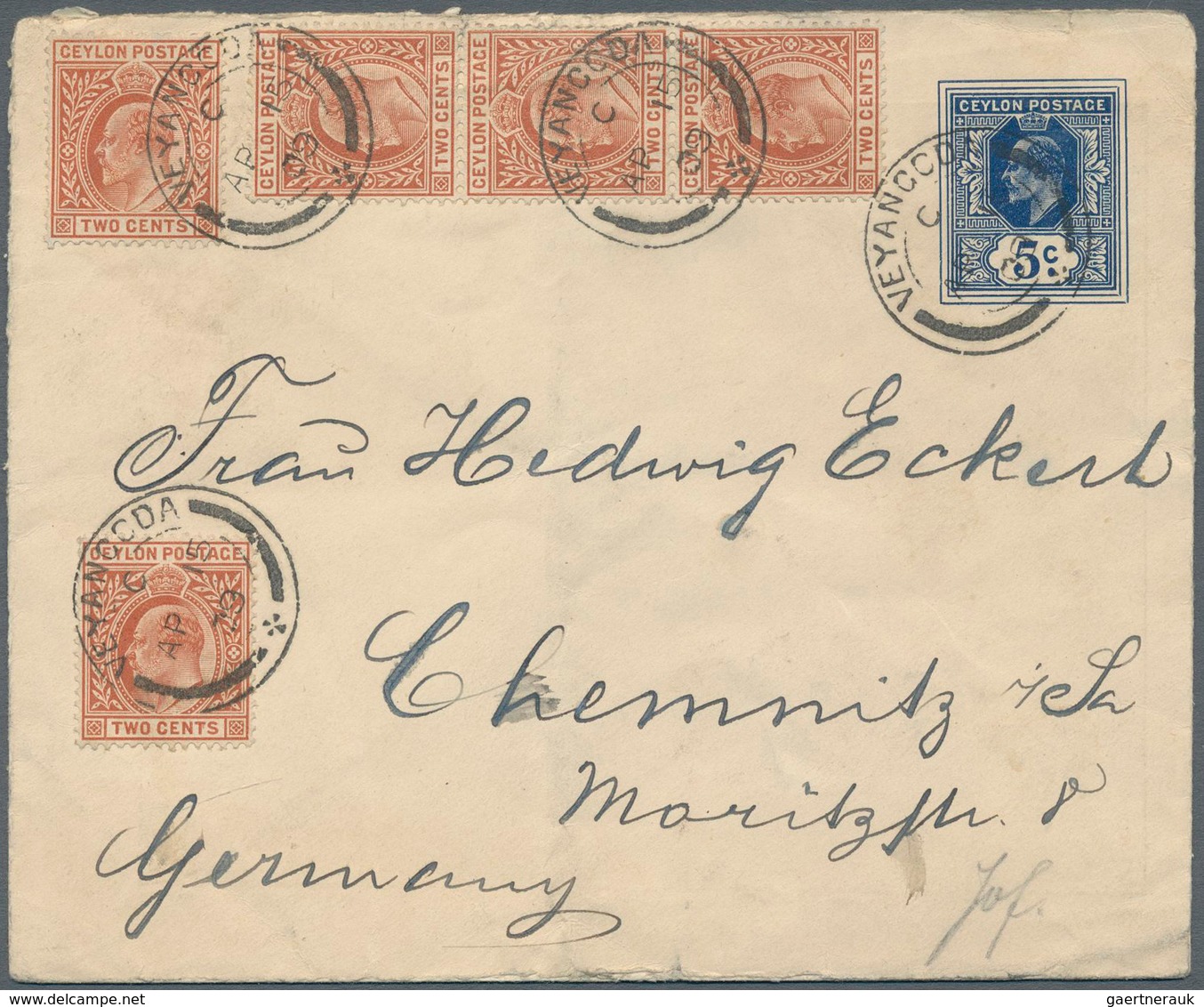 22364 Ceylon / Sri Lanka: 1879-1940's: Collection Of 46 Postal Stationery Items Used, With Postcards, Repl - Sri Lanka (Ceylan) (1948-...)