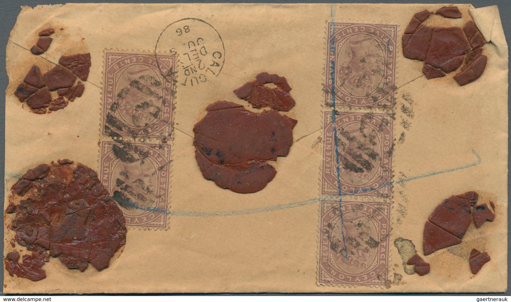 22365 Ceylon / Sri Lanka: 1880's-1940's Ca.: Group Of 20 Covers And Postal Stationery Items From Ceylon, T - Sri Lanka (Ceylan) (1948-...)