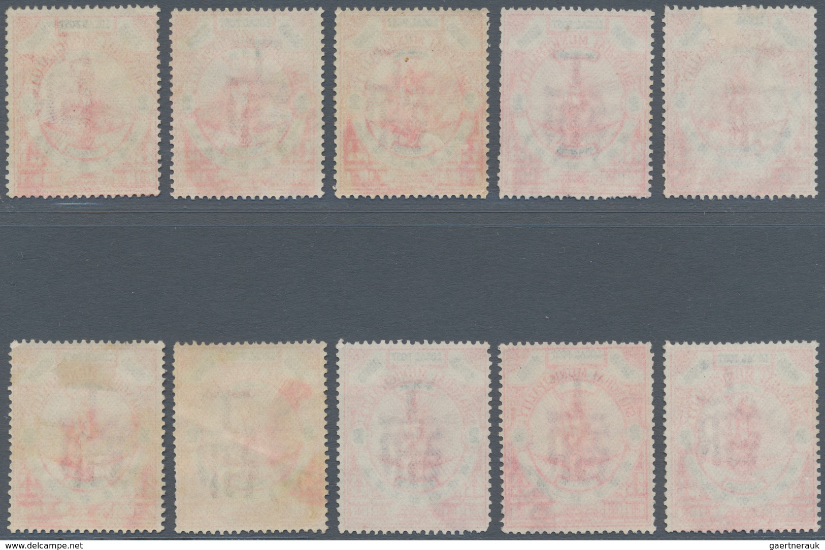 22381 China: 1878/1912, Unused Mounted Mint Resp. Mostly Used On Stock Cards, Mainly Shanghai LPO. - Autres & Non Classés